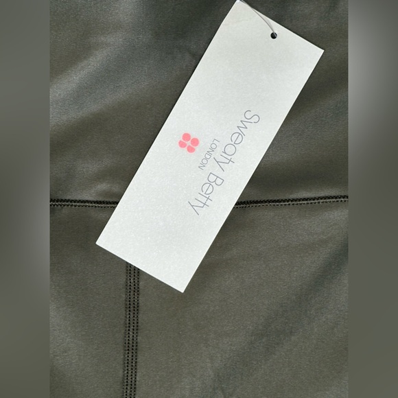 NEW Sweaty Betty Plus Size High Shine Compression Leggings Women’s XXL Green - Picture 12 of 13